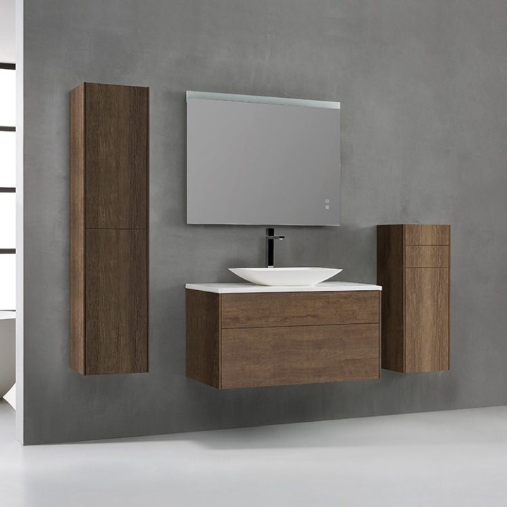 Koupelnový nábytek – set StoneArt Venice VE-1000pro-1 dubový tmavý 100×52