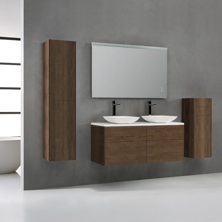 Koupelnový nábytek – set StoneArt Venice VE-1200pro-2 dubový tmavý 120×52