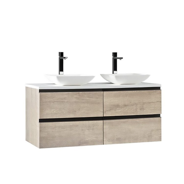 Koupelnová skříňka StoneArt Monte Carlo MC-1200pro-2 dubová světlá 120×52