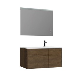 Koupelnový nábytek – set StoneArt Venice VE-1010-II dubový tmavý 100×52 pravé provedení