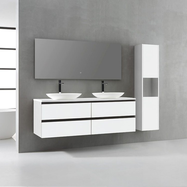 Koupelnová skříňka StoneArt Monte Carlo MC-1600pro-3 bílá 160×52