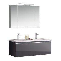 Koupelnový nábytek – set StoneArt Milano ME-1200-1 tmavě šedý 120×45