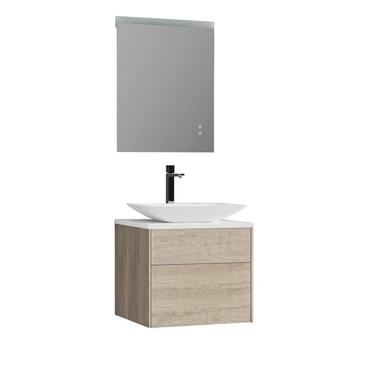 Koupelnový nábytek – set StoneArt Venice VE-0600pro-1 dubový světlý 60×52