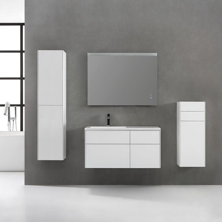 Koupelnová skříňka StoneArt Venice VE-1010-II dubová světlá 100×52 levé provedení