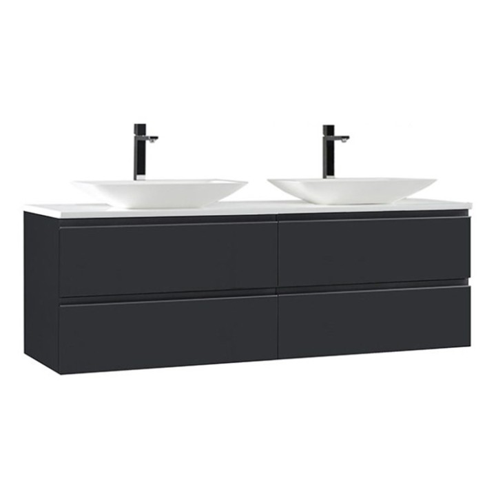 Koupelnová skříňka StoneArt Monte Carlo MC-1600pro-1 tmavě šedá 160×52