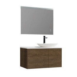 Koupelnový nábytek – set StoneArt Venice VE-1010pro-3 dubový tmavý 100×52 pravé provedení
