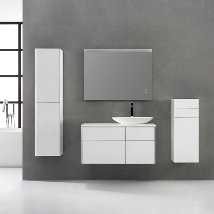 Koupelnová skříňka StoneArt Venice VE-1010pro-3 bílá 100×52 pravé provedení