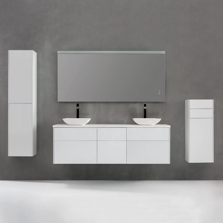 Koupelnový nábytek – set StoneArt Venice VE-1610pro-2 dubový tmavý 160×52