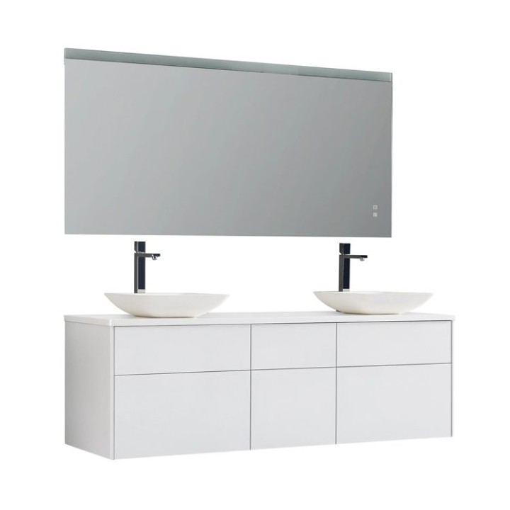 Koupelnový nábytek – set StoneArt Venice VE-1610pro-2 bílý 160×52