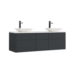 Koupelnová skříňka StoneArt Venice VE-1610pro-2 tmavě šedá 160×52