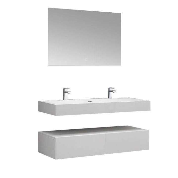Koupelnový nábytek – set StoneArt LP4512-1 bílý 120×48 matný