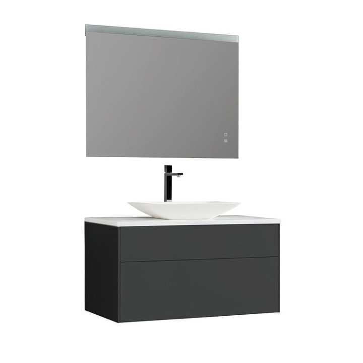 Koupelnový nábytek – set StoneArt Venice VE-1000pro-1 tmavě šedý 100×52