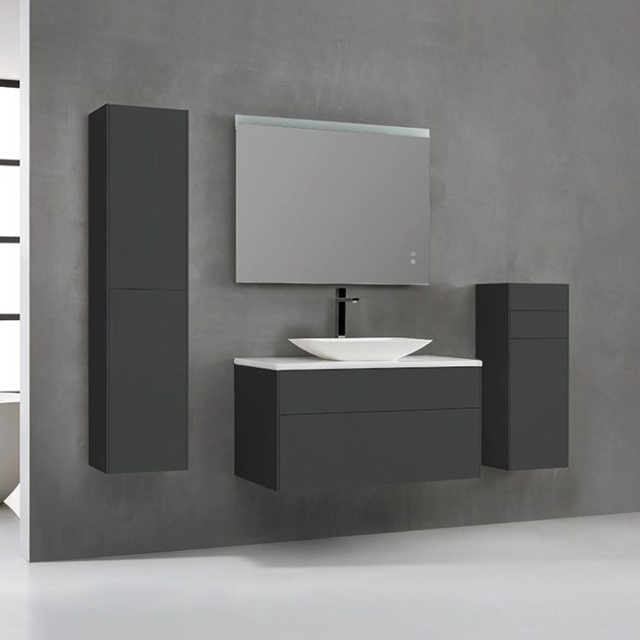 Koupelnový nábytek – set StoneArt Venice VE-1000pro-1 tmavě šedý 100×52