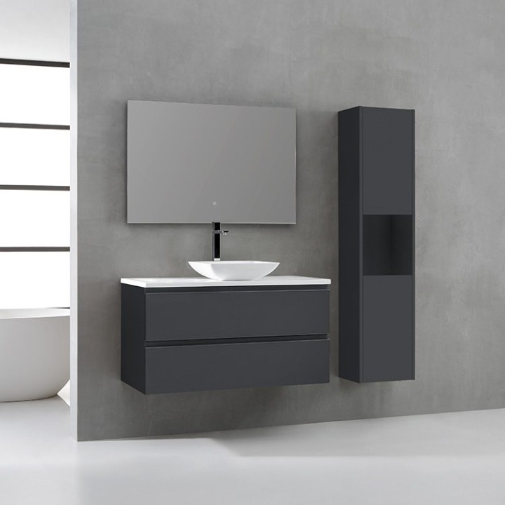 Koupelnový nábytek – set StoneArt Monte Carlo MC-1000pro-2 tmavě šedý 100×52