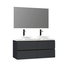 Koupelnový nábytek – set StoneArt Monte Carlo MC-1200pro-4 tmavě šedý 120×52