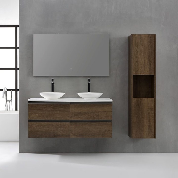 Koupelnový nábytek – set StoneArt Monte Carlo MC-1200pro-4 tmavě šedý 120×52