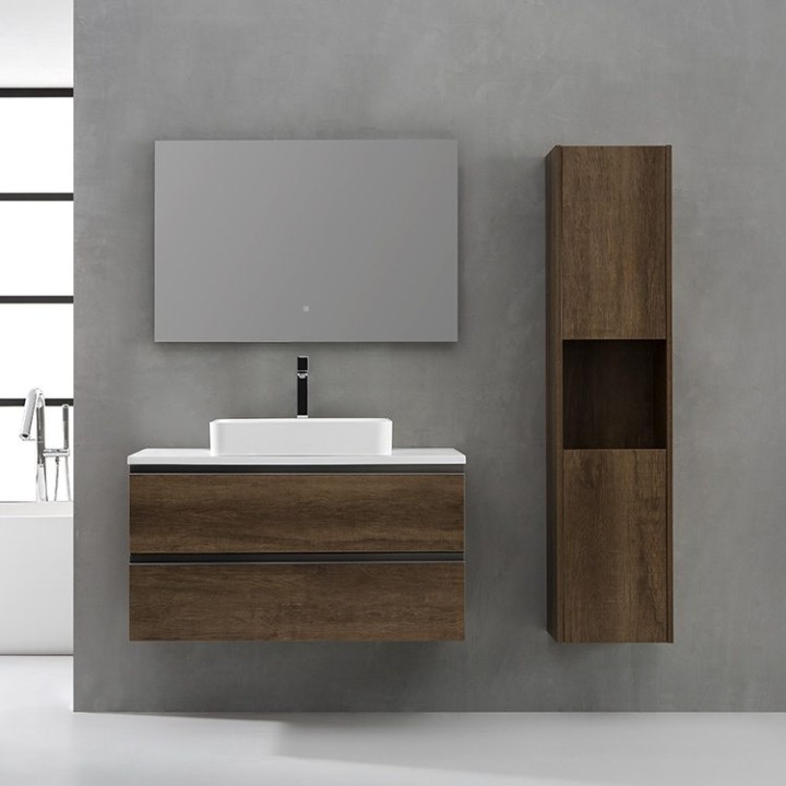 Koupelnová skříňka StoneArt Monte Carlo MC-1000pro-5 dubová tmavá 100×52