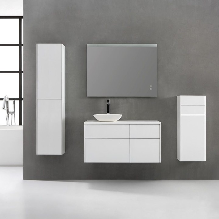 Koupelnový nábytek – set StoneArt Venice VE-1010pro-2 dubový tmavý 100×52 levé provedení