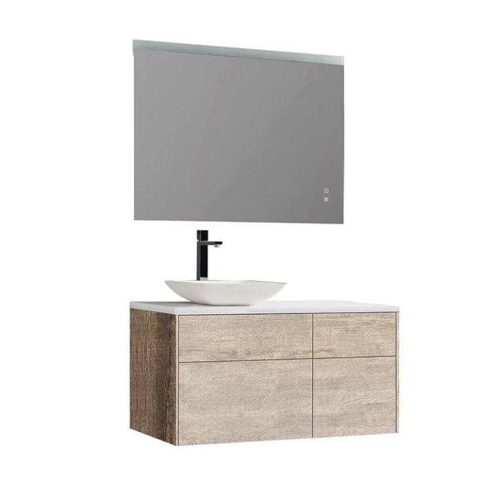 Koupelnový nábytek – set StoneArt Venice VE-1010pro-2 dubový světlý 100×52 levé provedení