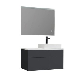 Koupelnový nábytek – set StoneArt Venice VE-1010pro-5 tmavě šedý 100×52 pravé provedení
