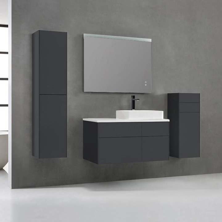 Koupelnová skříňka StoneArt Venice VE-1010pro-5 tmavě šedá 100×52 pravé provedení