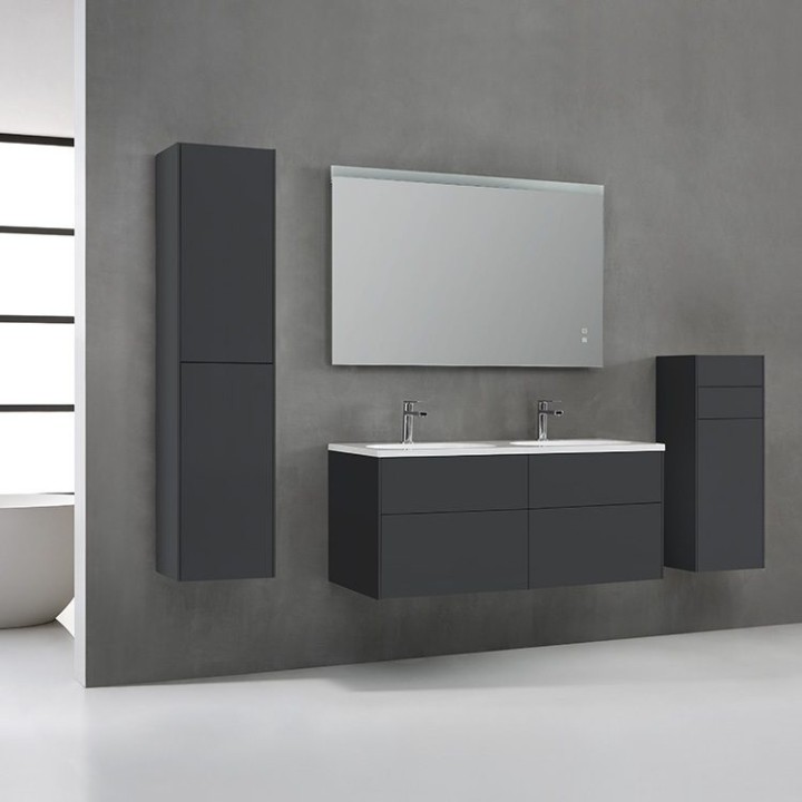 Koupelnový nábytek – set StoneArt Venice VE-1200-I tmavě šedý 120×52