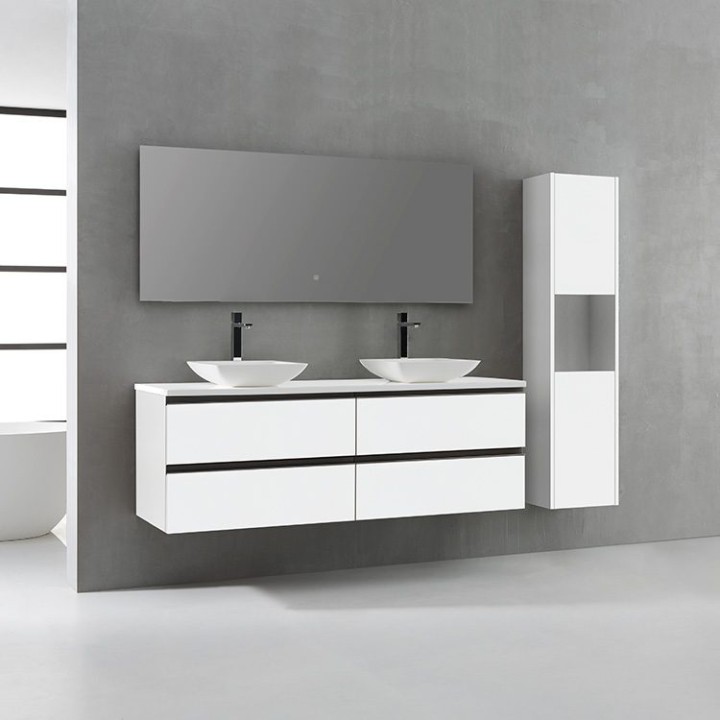 Koupelnový nábytek – set StoneArt Monte Carlo MC-1600pro-2 bílý 160×52