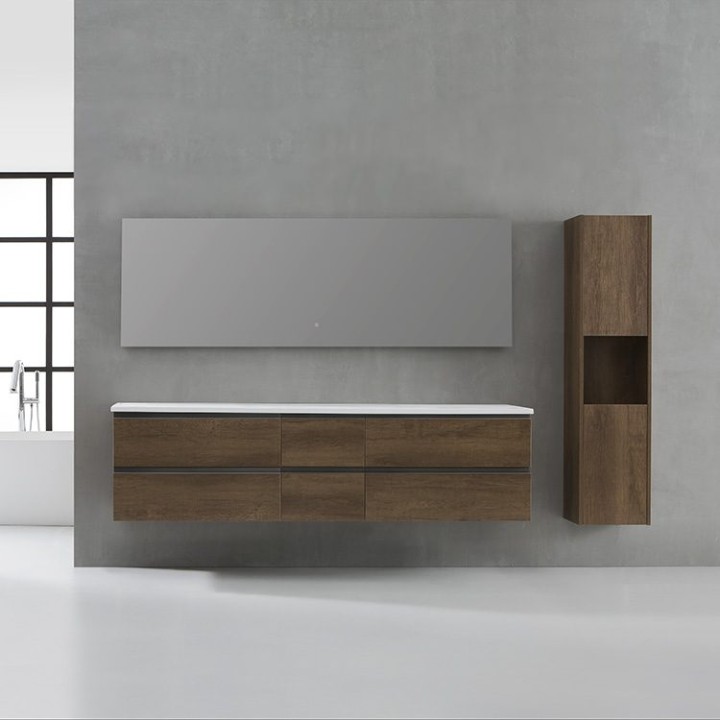 Koupelnový nábytek – set StoneArt Monte Carlo MC-2000pro dubový světlý 200×52