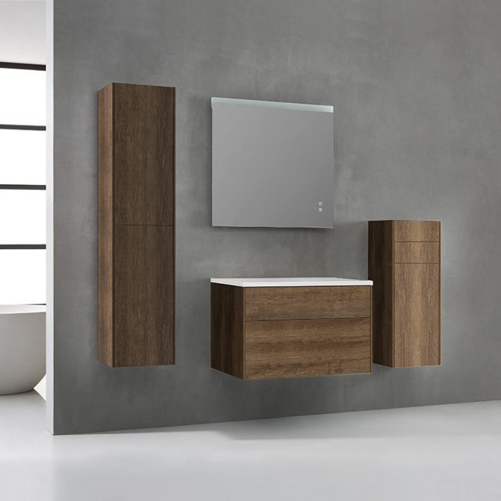 Koupelnová skříňka StoneArt Venice VE-0800pro dubová tmavá 80×52