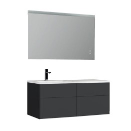 Koupelnový nábytek – set StoneArt Venice VE-1210-II tmavě šedý 120×52 levé provedení