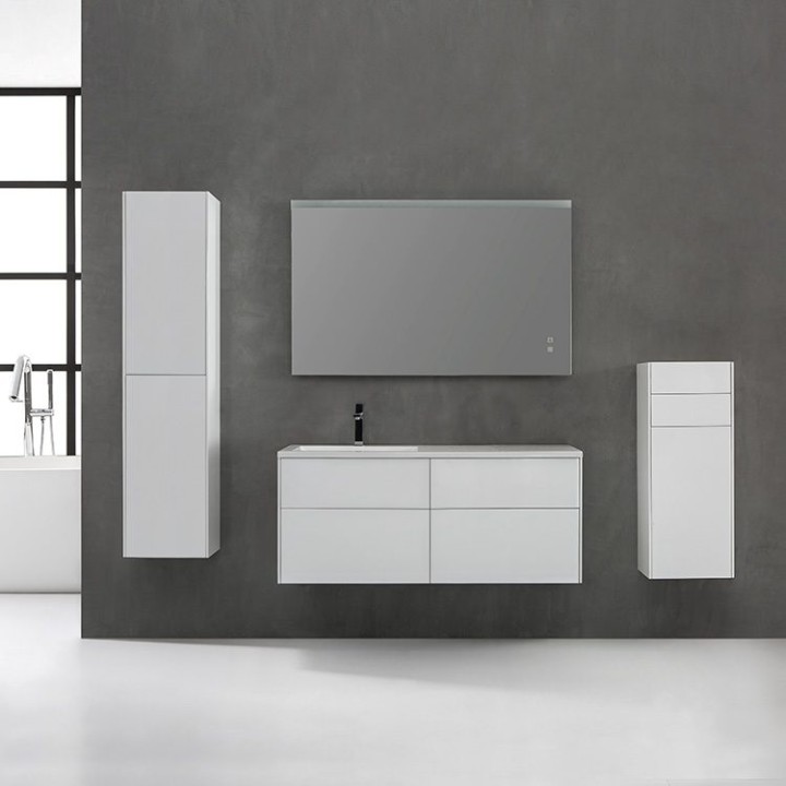 Koupelnový nábytek – set StoneArt Venice VE-1210-II tmavě šedý 120×52 levé provedení