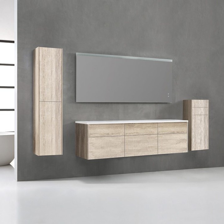 Koupelnový nábytek – set StoneArt Venice VE-1800pro dubový světlý 180×52