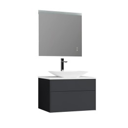 Koupelnový nábytek – set StoneArt Venice VE-0800pro-1 tmavě šedý 80×52