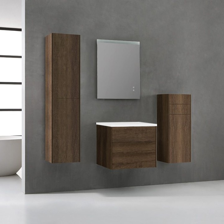 Koupelnová skříňka StoneArt Venice VE-0600pro dubová tmavá 60×52