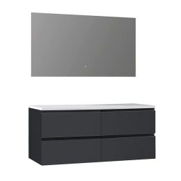Koupelnový nábytek – set StoneArt Monte Carlo MC-1200pro tmavě šedý 120×52