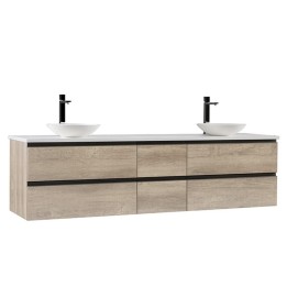 Koupelnová skříňka StoneArt Monte Carlo MC-2000pro-4 dubová světlá 200×52