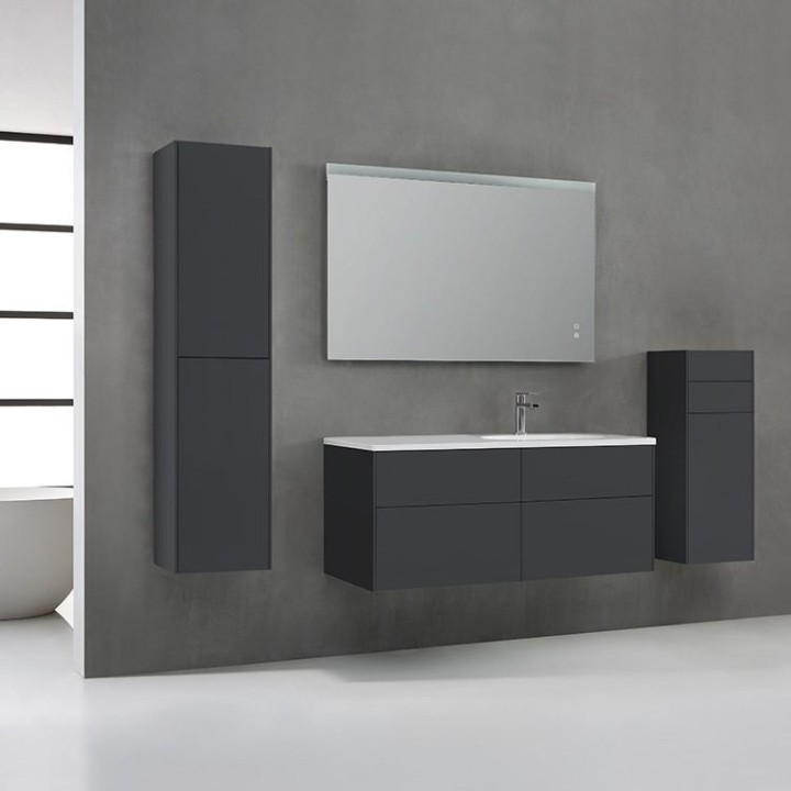 Koupelnový nábytek – set StoneArt Venice VE-1210-I tmavě šedý 120×52 pravé provedení