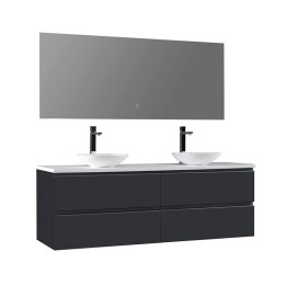 Koupelnový nábytek – set StoneArt Monte Carlo MC-1600pro-4 tmavě šedý 160×52