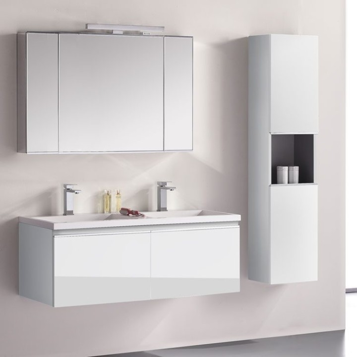 Koupelnový nábytek – set StoneArt Milano ME-1200-1 bílý 120×45