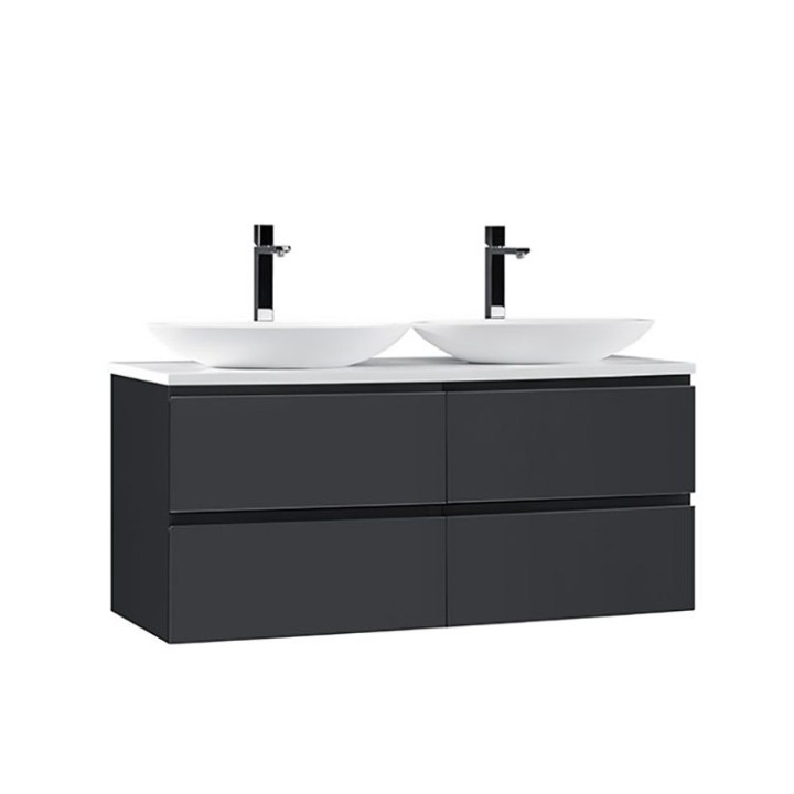 Koupelnová skříňka StoneArt Monte Carlo MC-1200pro-3 tmavě šedá 120×52