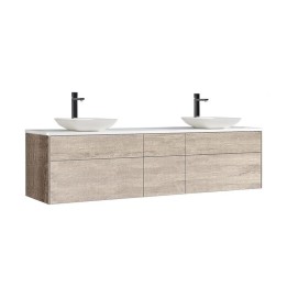 Koupelnová skříňka StoneArt Venice VE-2000pro-2 dubová světlá 200×52
