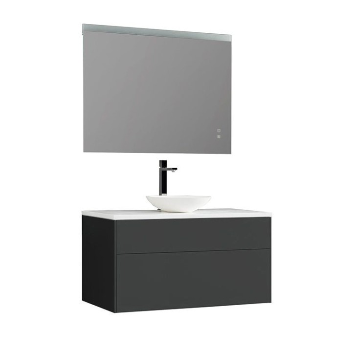 Koupelnový nábytek – set StoneArt Venice VE-1000pro-4 tmavě šedý 100×52