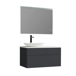 Koupelnový nábytek – set StoneArt Venice VE-1010pro-3 tmavě šedý 100×52 levé provedení