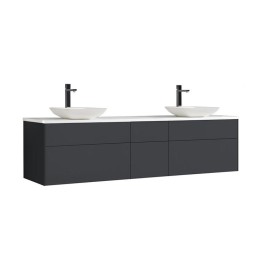 Koupelnová skříňka StoneArt Venice VE-2000pro-2 tmavě šedá 200×52