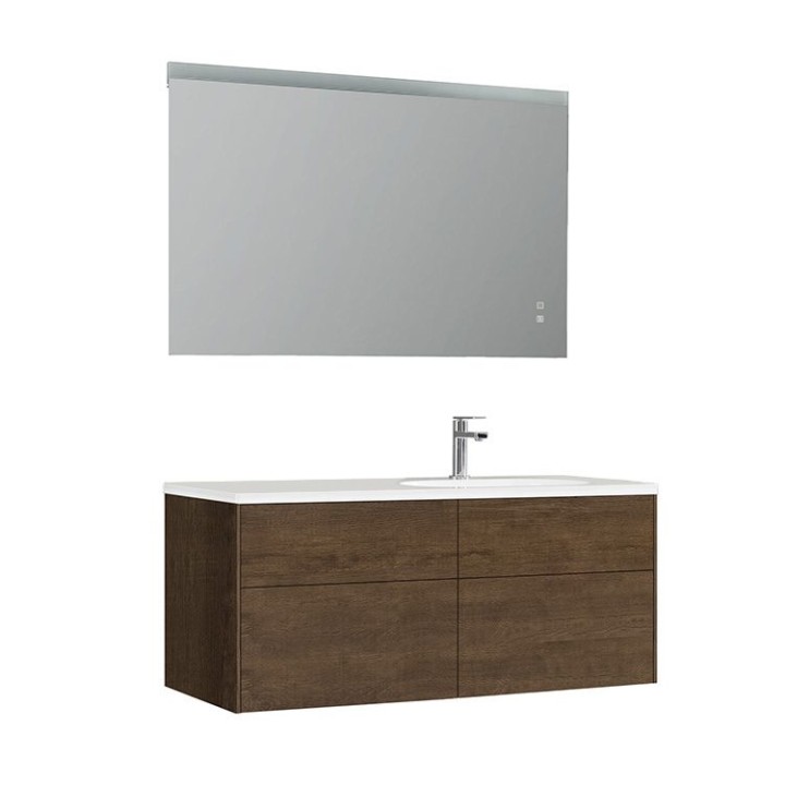 Koupelnový nábytek – set StoneArt Venice VE-1210-I dubový tmavý 120×52 pravé provedení