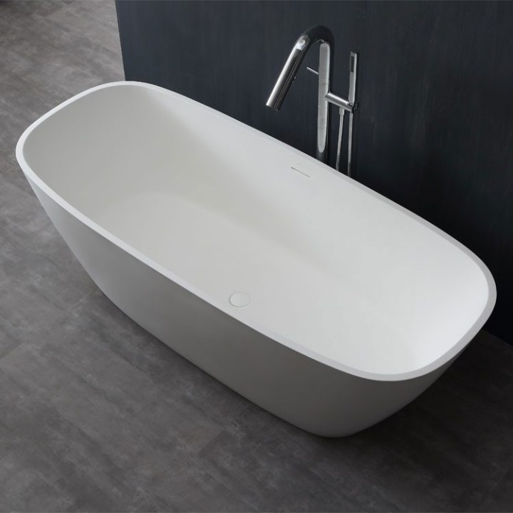Volně stojící vana StoneArt BS-528 bílá 175×75 lesklá
