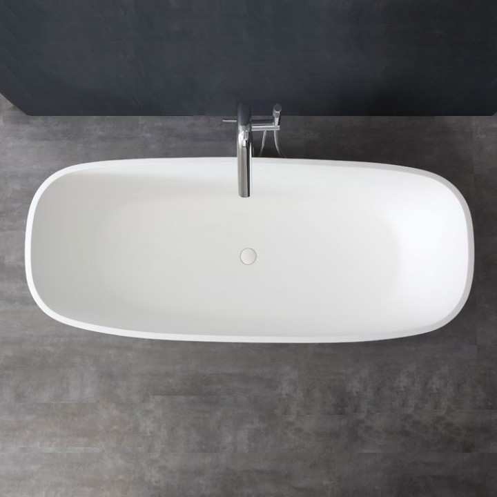 Volně stojící vana StoneArt BS-528 bílá 175×75 matná