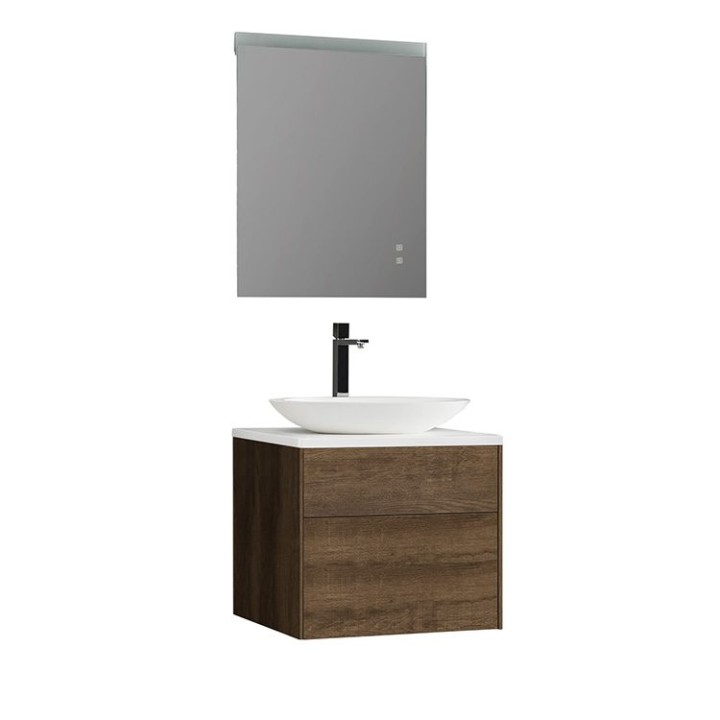 Koupelnový nábytek – set StoneArt Venice VE-0600pro-3 dubový tmavý 60×52