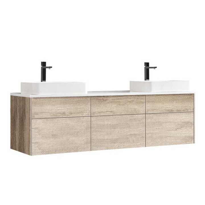 Koupelnová skříňka StoneArt Venice VE-1800pro-5 dubová světlá 180×52