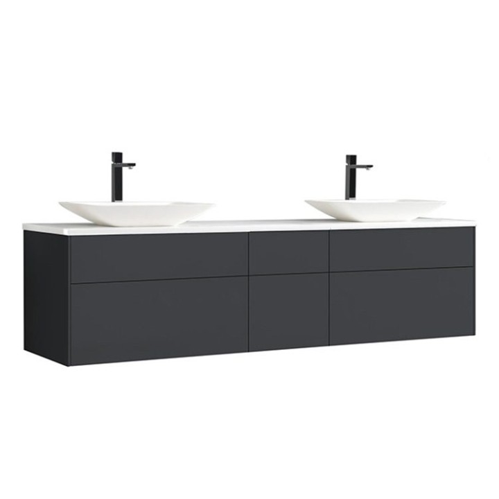Koupelnová skříňka StoneArt Venice VE-2000pro-1 tmavě šedá 200×52